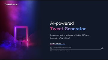 [Beta demo] TweetStorm.ai - AI-powered professional tweets