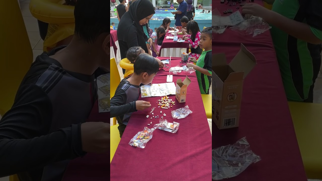 Pool Party: Splash & Build @ Pan Borneo