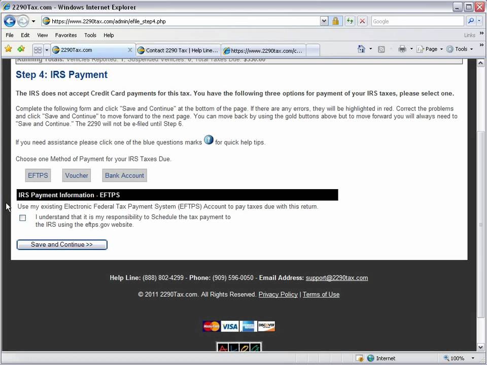 How Can I Pay My Irs Taxes For Form 2290 Youtube How Can I Pay My Irs Taxes For Form 2290 Youtube