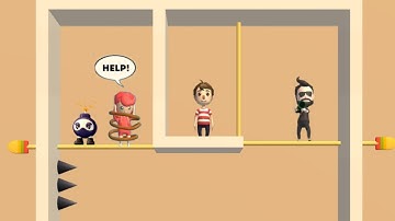 Pin Rescue - Pull The Pin Android Gameplay Walkthrough Levels (45 to 53) part - #4