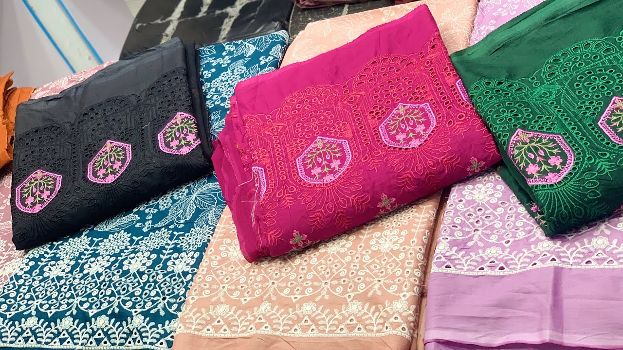 4 Beautiful Designs | 4 Colors Summer Embroidered Lawn Suits | Latest Lawn Collection 2026