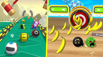 Going Balls Vs Action Balls All Levels Gameplay Android iOS #36