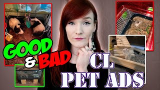 Poorly Caged Animals! | Craigslist Pet Ads | Munchie's Place