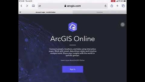 How to create Arcgis online Account