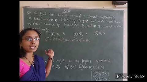 Mathematics - 1st PU - Chapter 1 - Sets - MCQs for Competitive Exams - CET, NEET