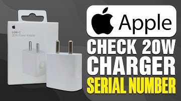 How To Check Apple 20w Charger Serial Number (2025)