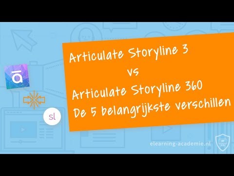 Articulate Storyline 3 vs 360 - De 5 belangrijkste verschillen