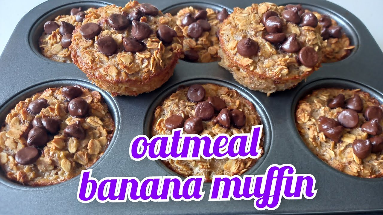 OATMEAL BANANA MUFFIN 💜 JEAN GONZAGA YouTube
