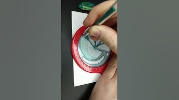 Spirograph Cyclex Beautiful Unfinished Pattern | Sparkling Green  | 18 Short