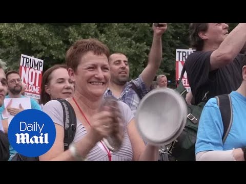 Donald Trump in UK: Protests today in London as "Trump baby" balloon takes ...