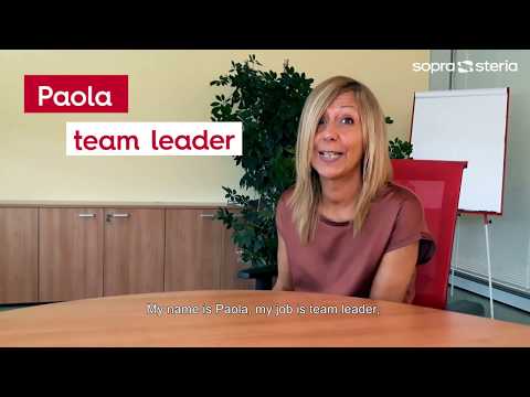 Meet Paula, team leader at Sopra Steria Italy