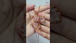 Ginkgo leaf - Free tutorial video link above the title #shortsvideo #jewelry