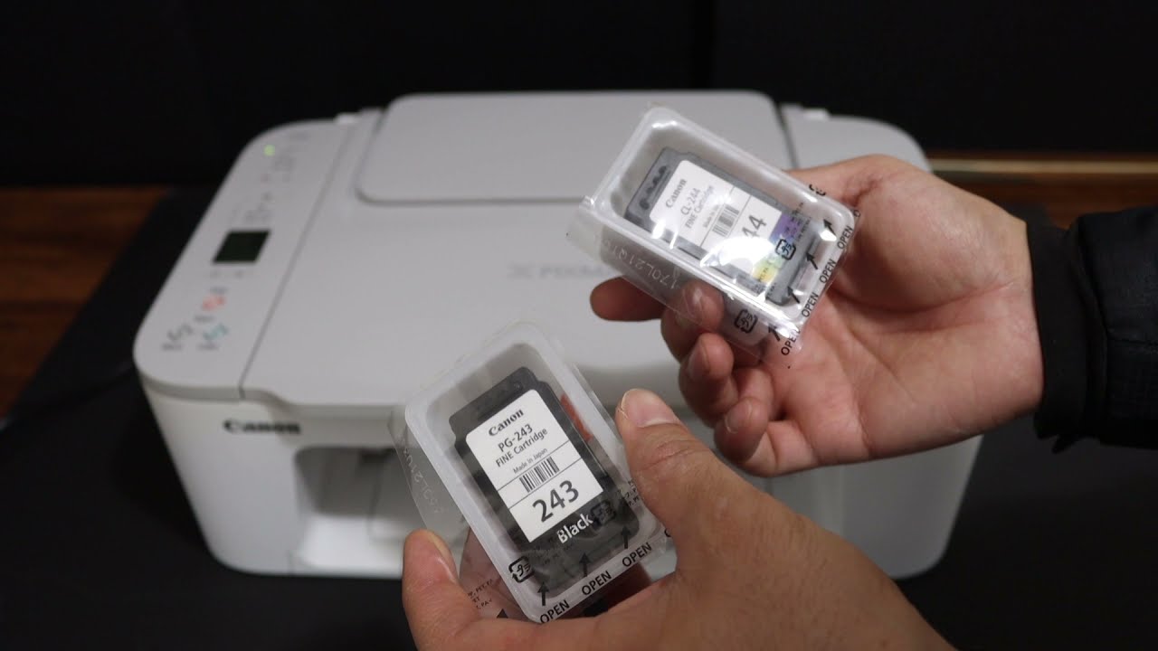Canon Pixma TS3451 Wireless Setup, Install Setup Ink, Load Paper
