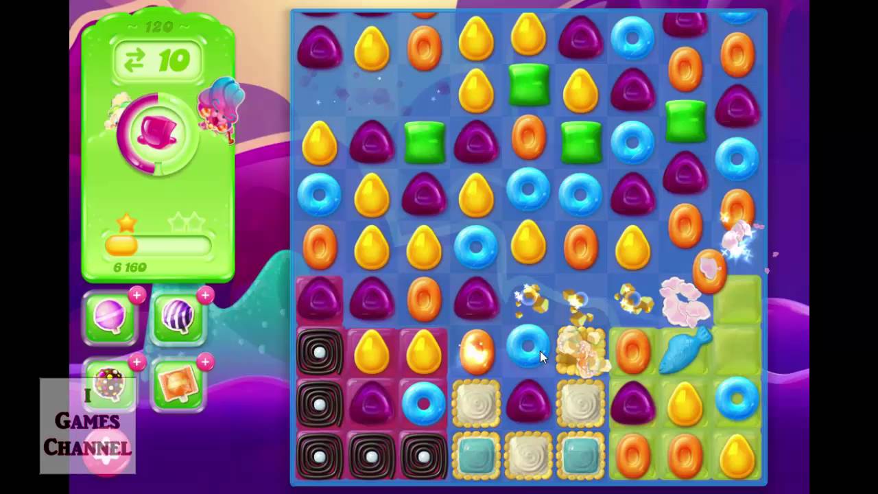 Candy Crush Jelly Saga Level 120 Walktrough - YouTube