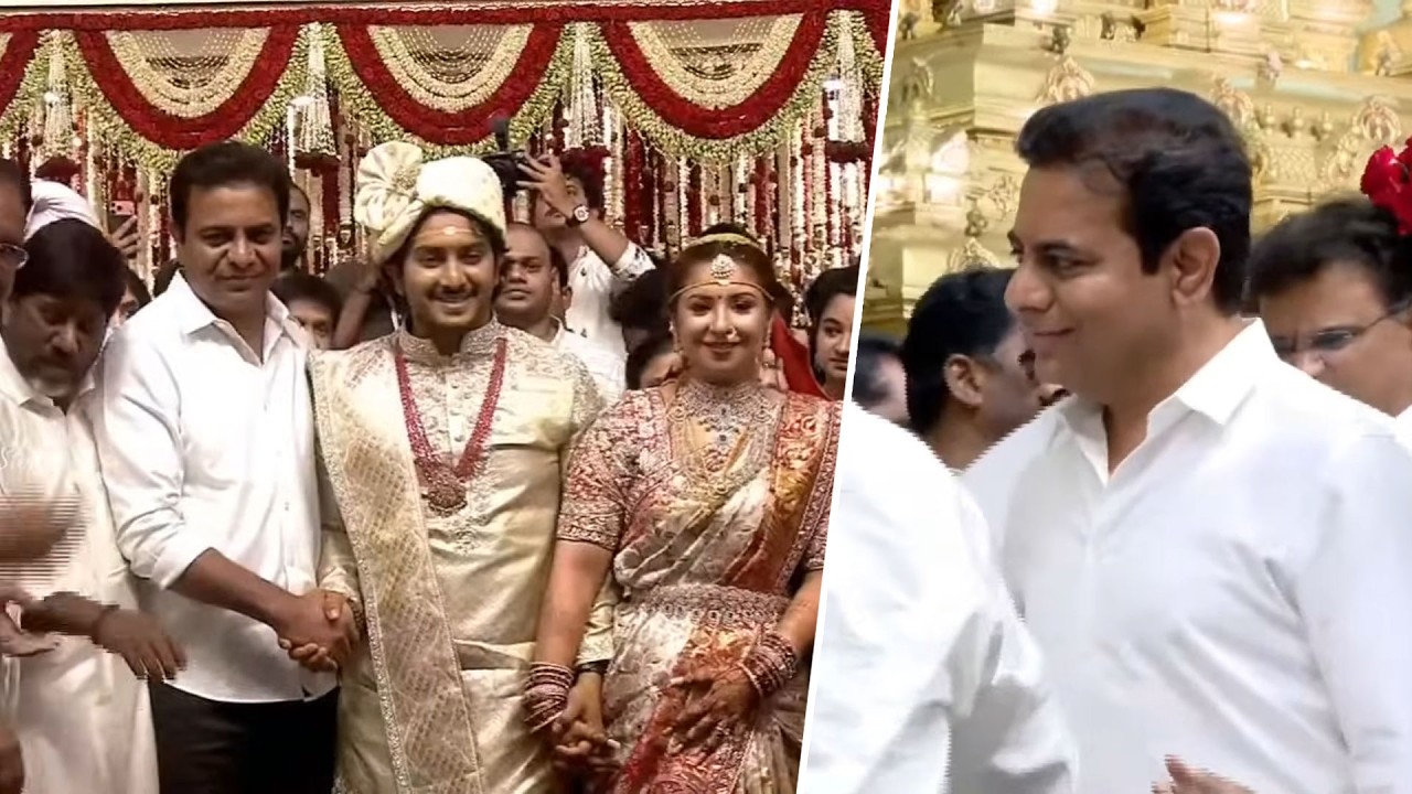 KTR Visuals @ Bhatti Vikramarka Son Surya Vikramaditya Marriage