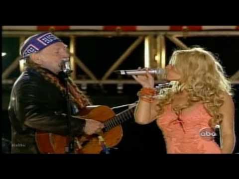 Jessica Simpson & Willie Nelson ** These Boots Are Made For Walkin ** Live and Hot