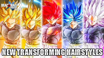 Dragon Ball Xenoverse 2 Revamp - All New Transforming CAC Hairstyles (Mod)