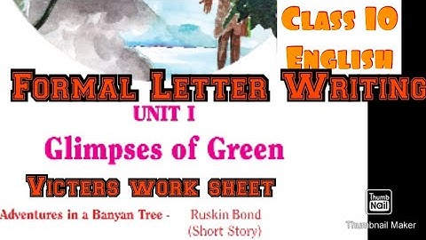 ss World#victers English worksheet#formal letter writing format