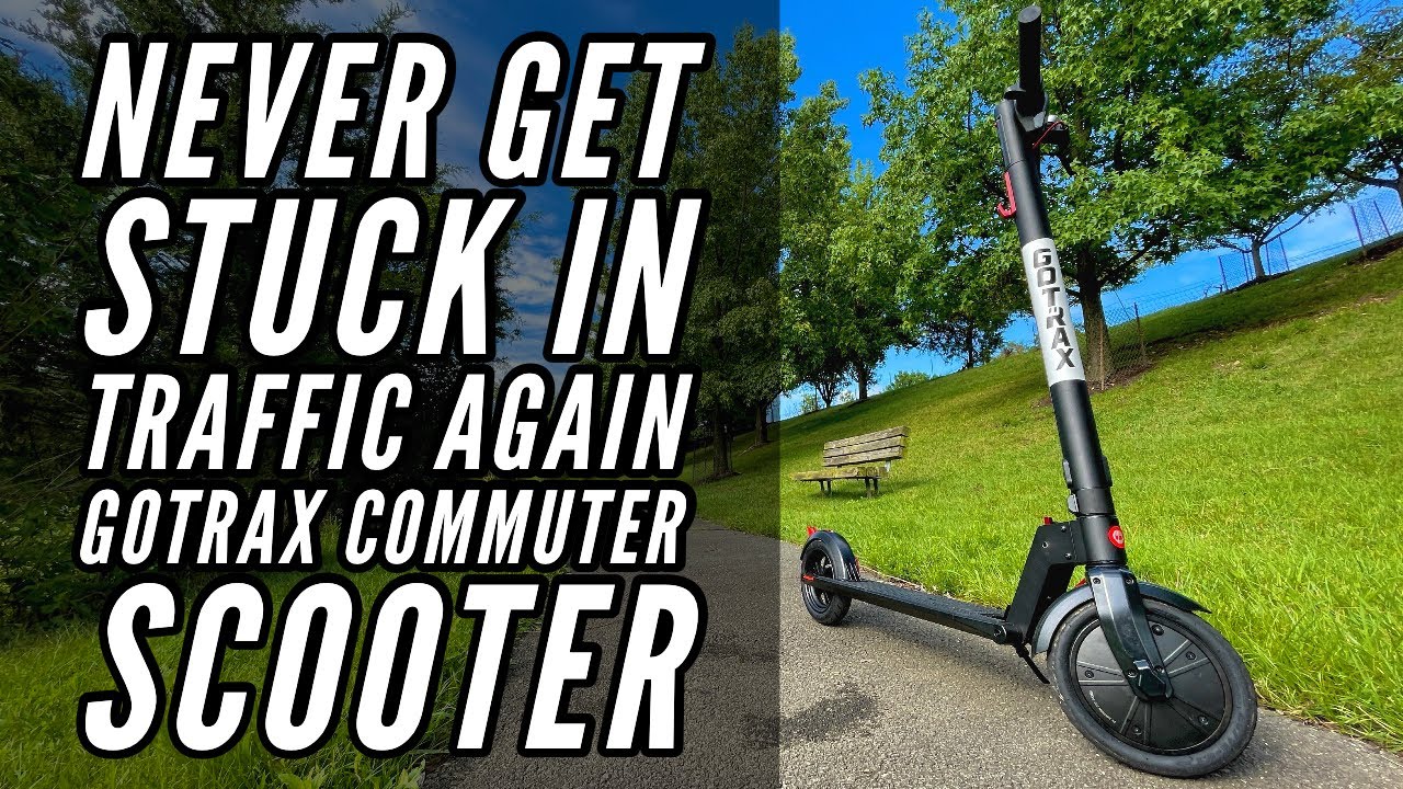 Never Get Stuck In Traffic Again GoTrax Rival Electric Commuter Scooter