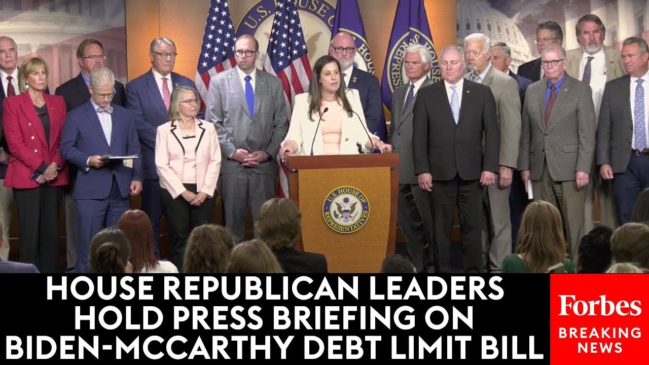 BREAKING NEWS: House Republican Leaders Hold Press Briefing On Biden-McCarthy Debt Limit Bill
