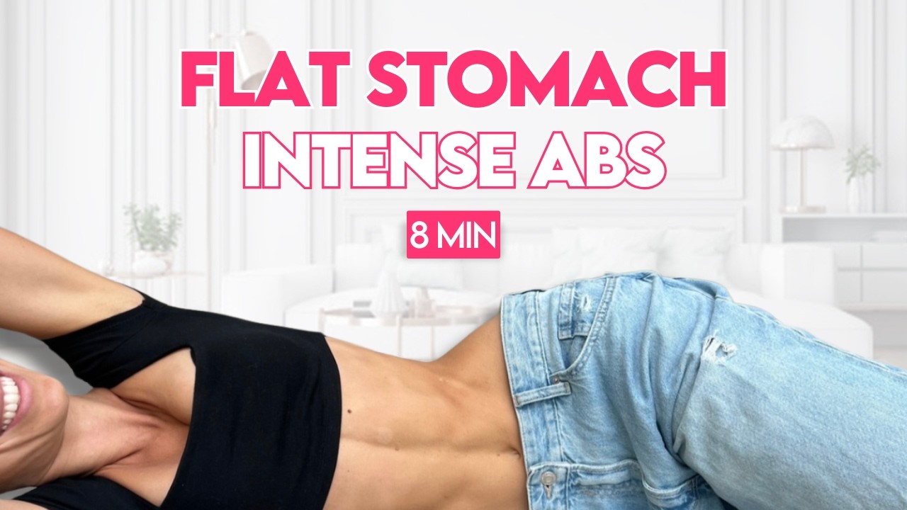 Deep Core & Abs Fat Burn 🔥 | 8 Min Intense Pilates Workout at Home ...