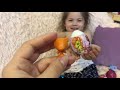 Обзор Игрушек Шоколадные яйца киндер сюрприз и чупа чупс and Easter bunny