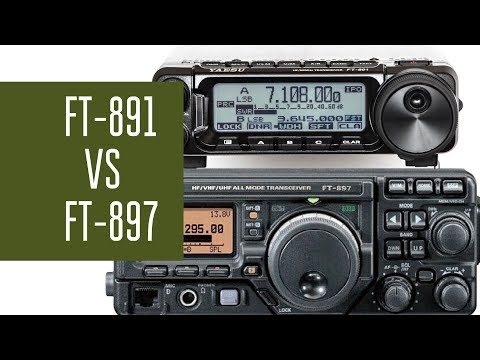 Yaesu FT-891 и FT-897. Сравнение работы трансиверов при радиосвязи из полей.