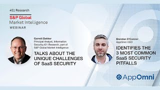 Locking Down SaaS Risk with SaaS Security Management 451 Research Webinar