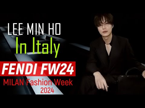 Lee Min Ho In Italy Fendi FW24 MILAN Fashion Week