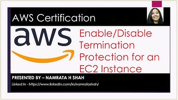 Enable Disable Termination Protection for an EC2 Instance