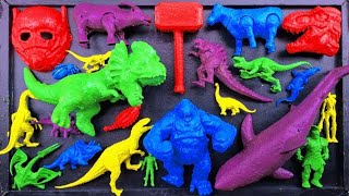 Dinosaurs Jurassic World Dominion:T-Rex, Siren Head, King kong, Giganotosaurus, Godzilla, Skibidi