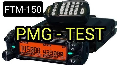 PMG Mode - Yaesu FTM-150