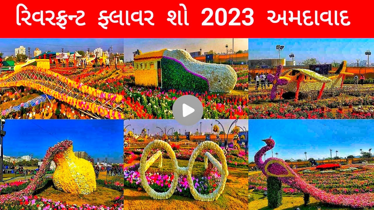 Flower Show Ahmedabad 2023 2024 Riverfront India YouTube