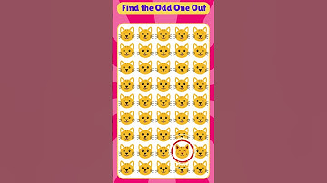 Find the Odd One Out! 🔍 | Can You Spot It?