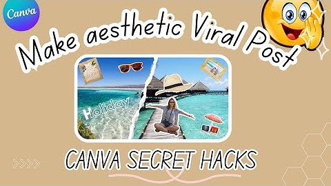 Trending photo collage viral post | Easiest tutorial  to make a scroll-stopping Post || Canva hacks