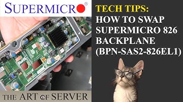 How to swap Supermicro 826 backplane | BPN-SAS2-826EL1 | Supermicro Tech Tip