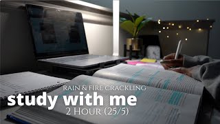 2-Hour Study With Me | Lofi + Rain 🌧 Pomodoro 50/10 by Jay Studies 2,484 views 5 months ago 2 hours