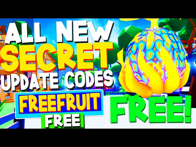 ALL NEW *SECRET* CODES in ANIME FRUIT SIMULATOR CODES! (Roblox Anime Fruit  Simulator Codes) 