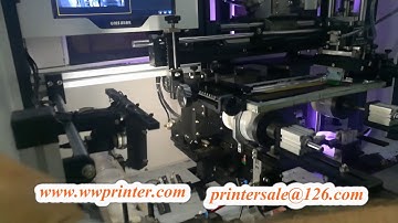 Big Jar Screen Printer Machine with Camera registration 3D