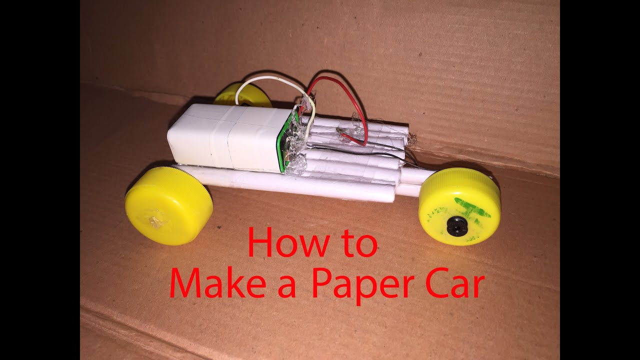 How To Make A Paper Car That Can Move YouTube