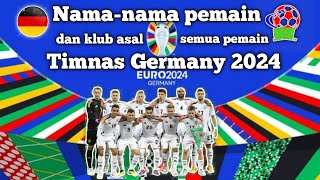 Nama-nama pemain timnas Jerman Euro 2024, Full skuad Jerman, mengerikan sekali dan layak jadi juara