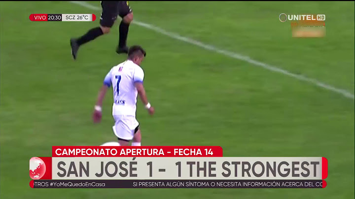 San José y The Strongest empataron en el Jesús Bermúdez