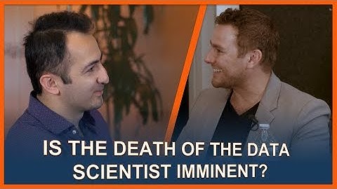 The death of the data scientist.
