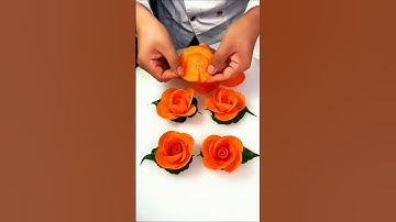 Thumbnail of Mudah❗Cara membuat Hiasan Bunga Mawar Dari Wortel🥕❗❗#short #viral  #wortel  #tutorial# #garnish