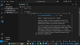 The Countdown Time in python | Don't miss out