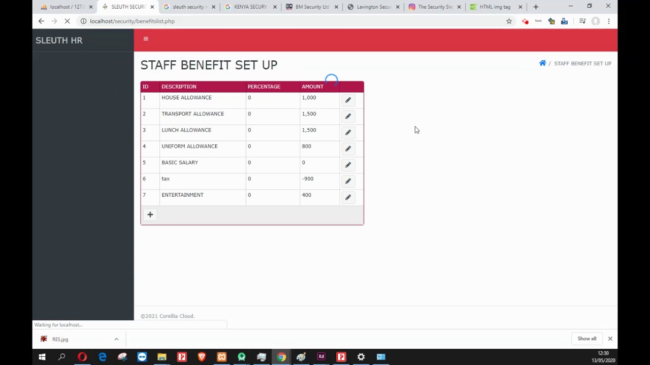 SLEUTH SECURITY COMPANY MANAGEMENT