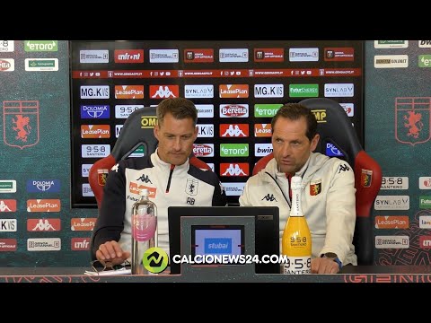 Conferenza stampa Blessin: «Non voglio scoprire le carte su chi è il rigorista» - VIDEO 1 Conferenza stampa Blessin pre Genoa-Empoli: “Non voglio scoprire le carte su chi è il rigorista”