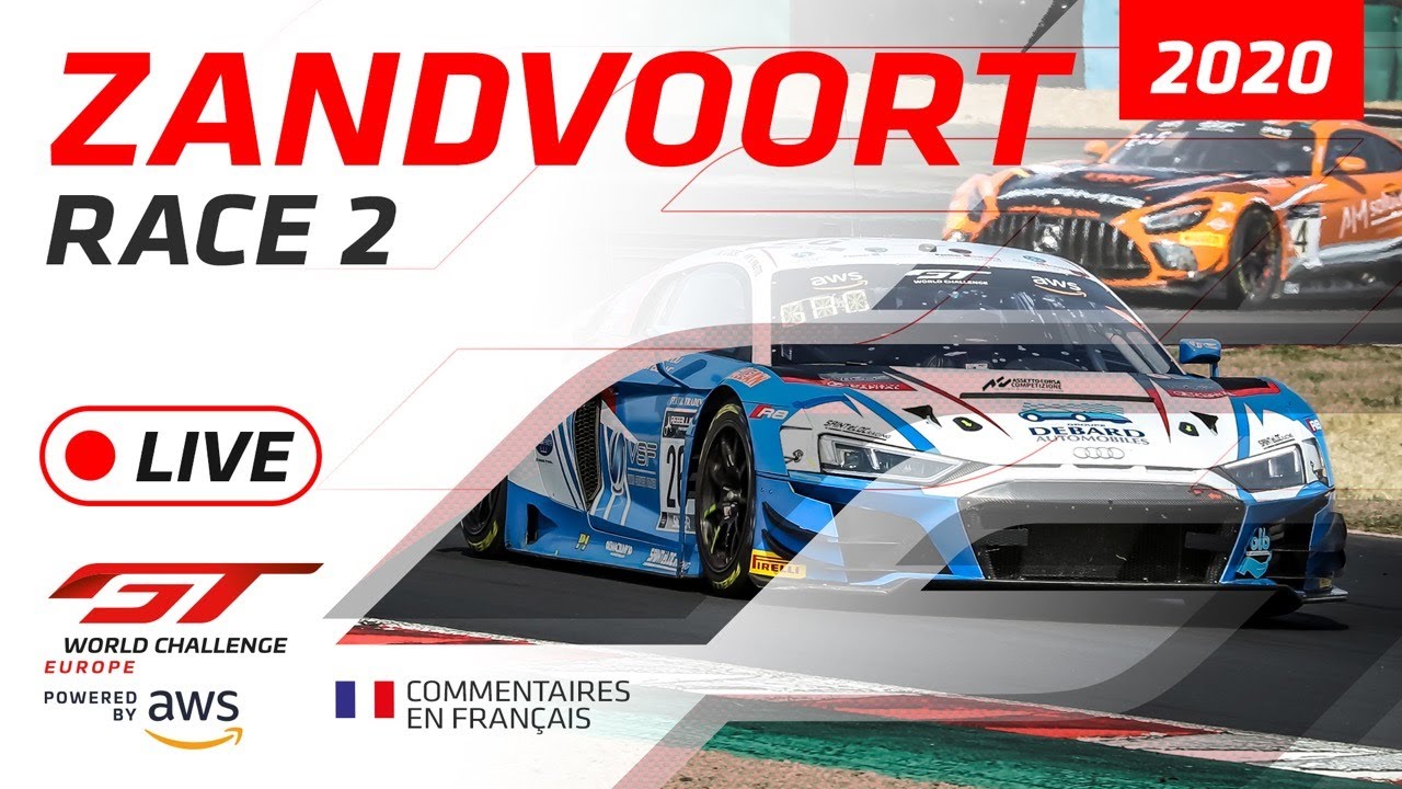 Race 2 Aws Gtwc Zandvoort French Youtube