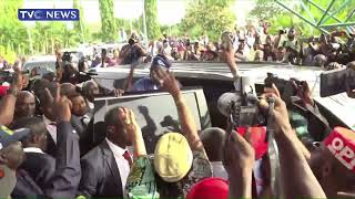 Moment Tinubu Arrived Abuja From Paris