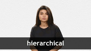 How to pronounce HIERARCHICAL in American English